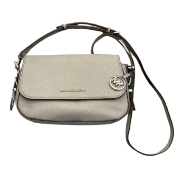 Michael Kors Crossbody Bag Greige Pebble Leather - Picture 2 of 15